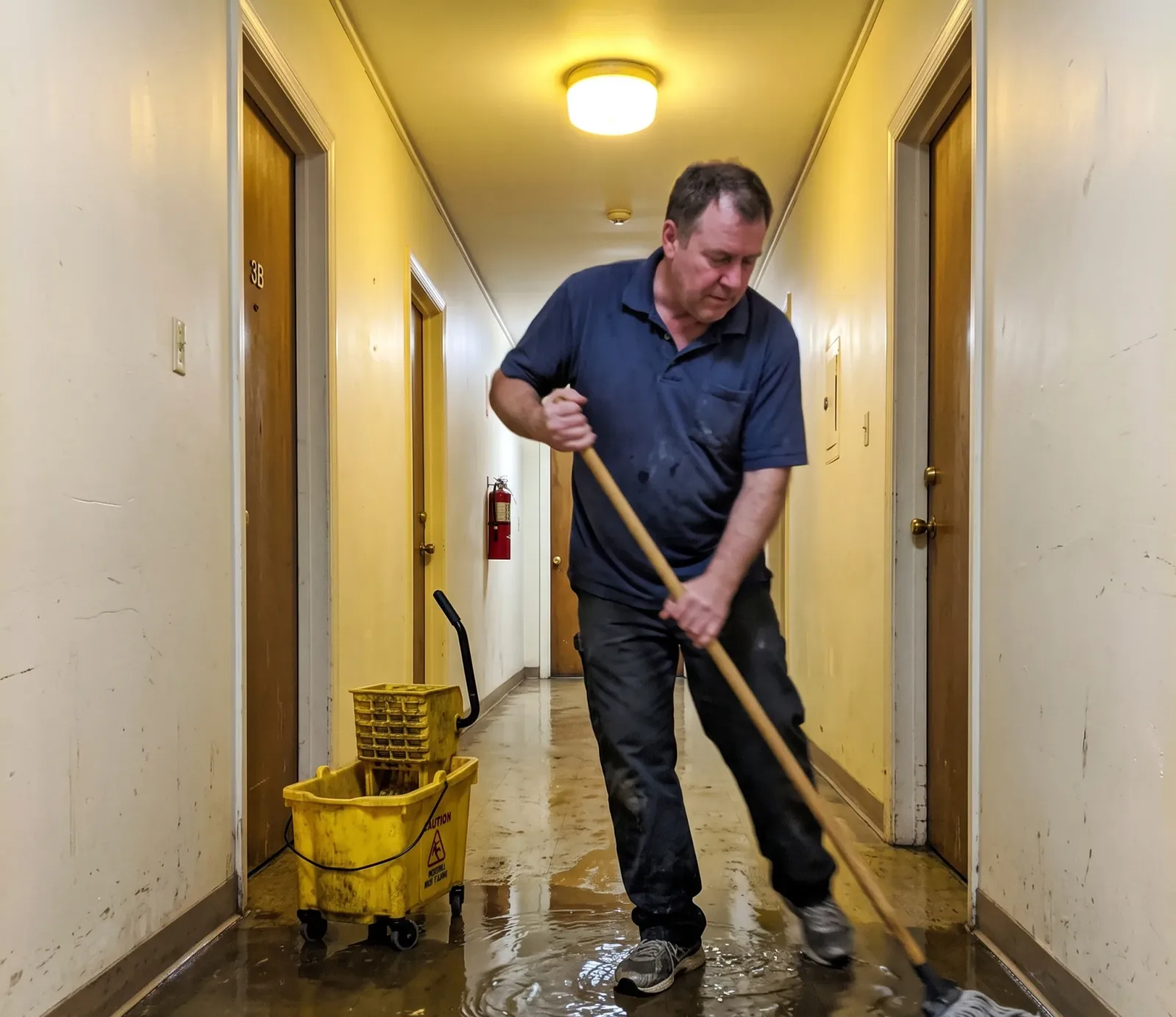 Fire Sprinkler Discharge water damage in Fort Lauderdale, FL